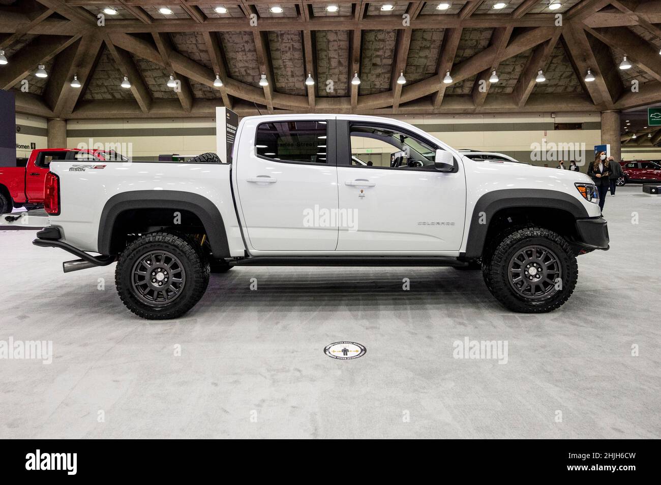 Baltimore, MD, USA. 28th Jan, 2022. January 28, 2022 - Baltimore, MD, United States: A 2022 Chevrolet Colorado ZR2 Bison at the Maryland Auto Show. (Credit Image: © Michael Brochstein/ZUMA Press Wire) Stock Photo