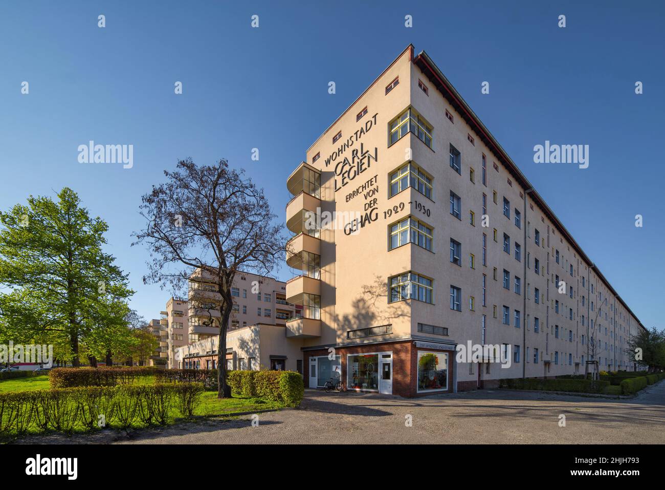 Berlin Architektur Neues Bauen: Wohnstadt Carl Legien Stock Photo
