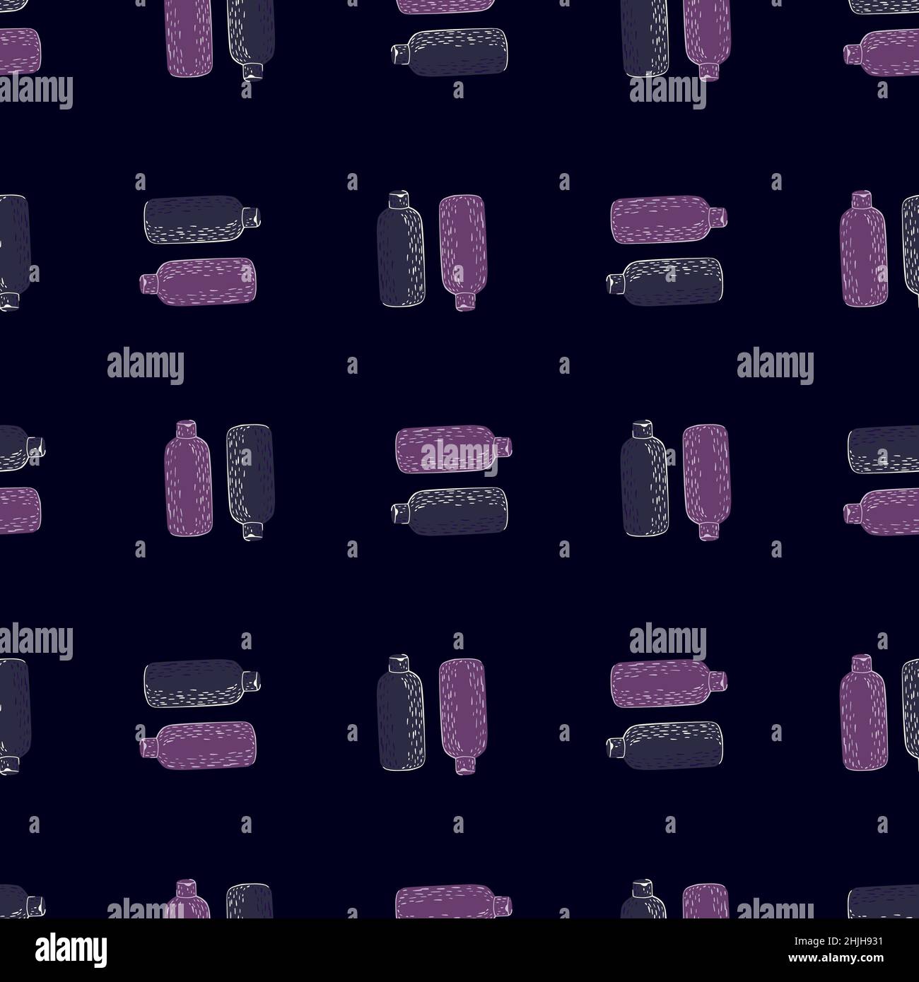 Cosmetic bottle seamless pattern. Background for spa. Repeated texture ...