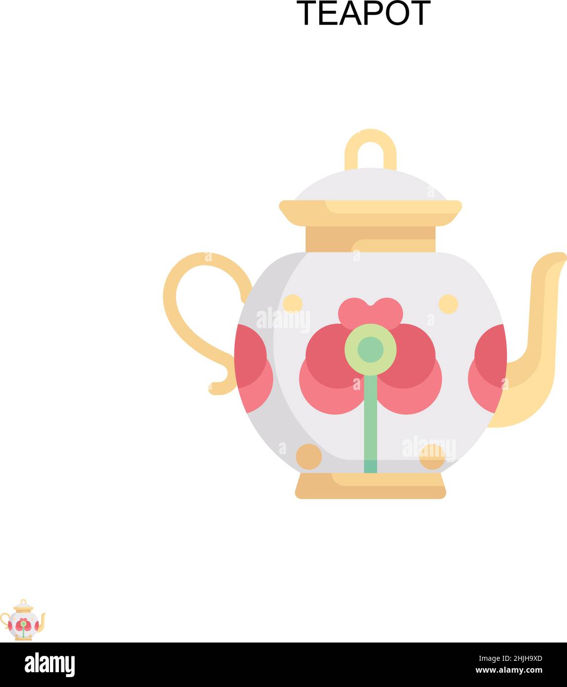 Japanese kettle Stock Vector Images - Alamy