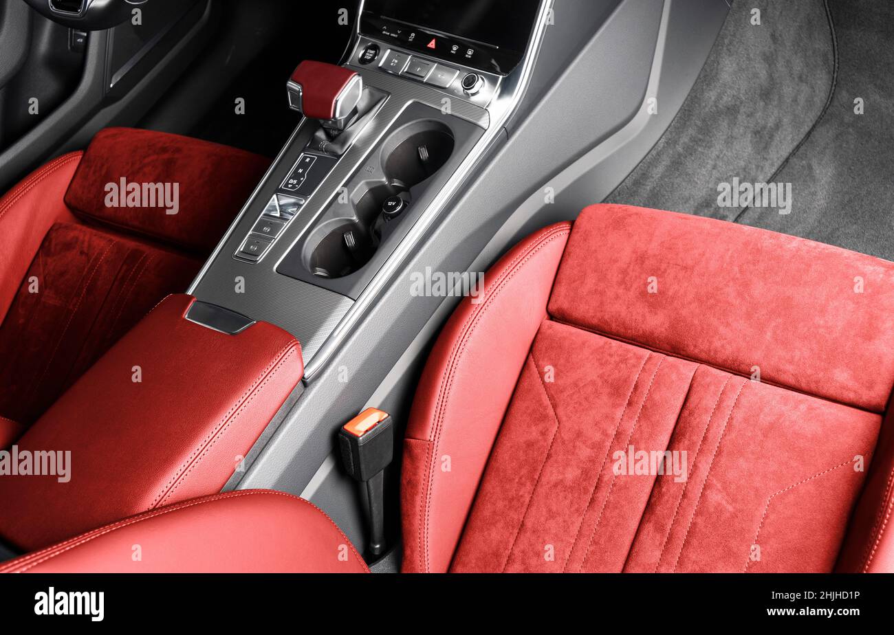 Red Car Interior High Resolution Stock Photography and Images Alamy