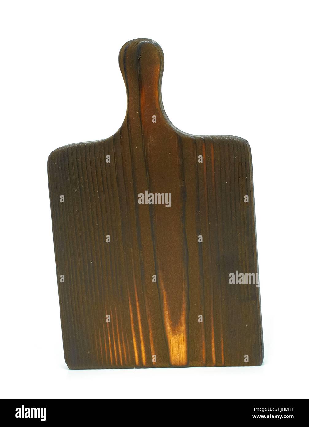 Wooden cutting board isolated on a white background Stock Photo - Alamy