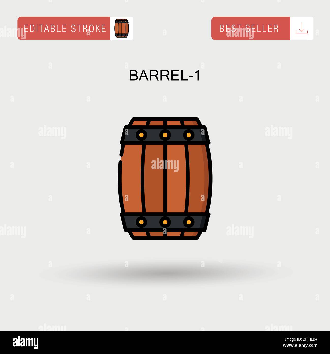 Whisky barrel icon hi-res stock photography and images - Alamy