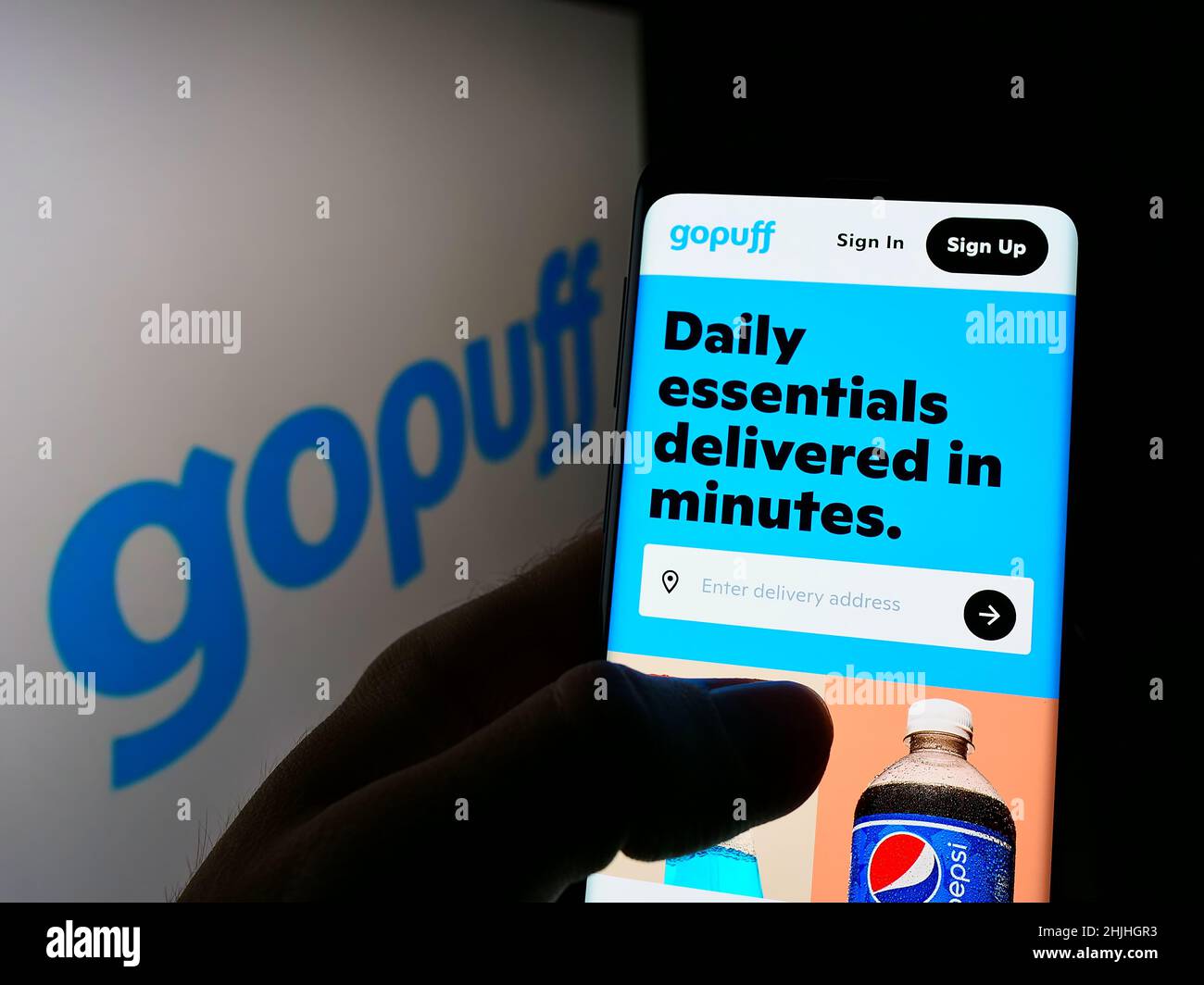 Gopuff website hires stock photography and images Alamy