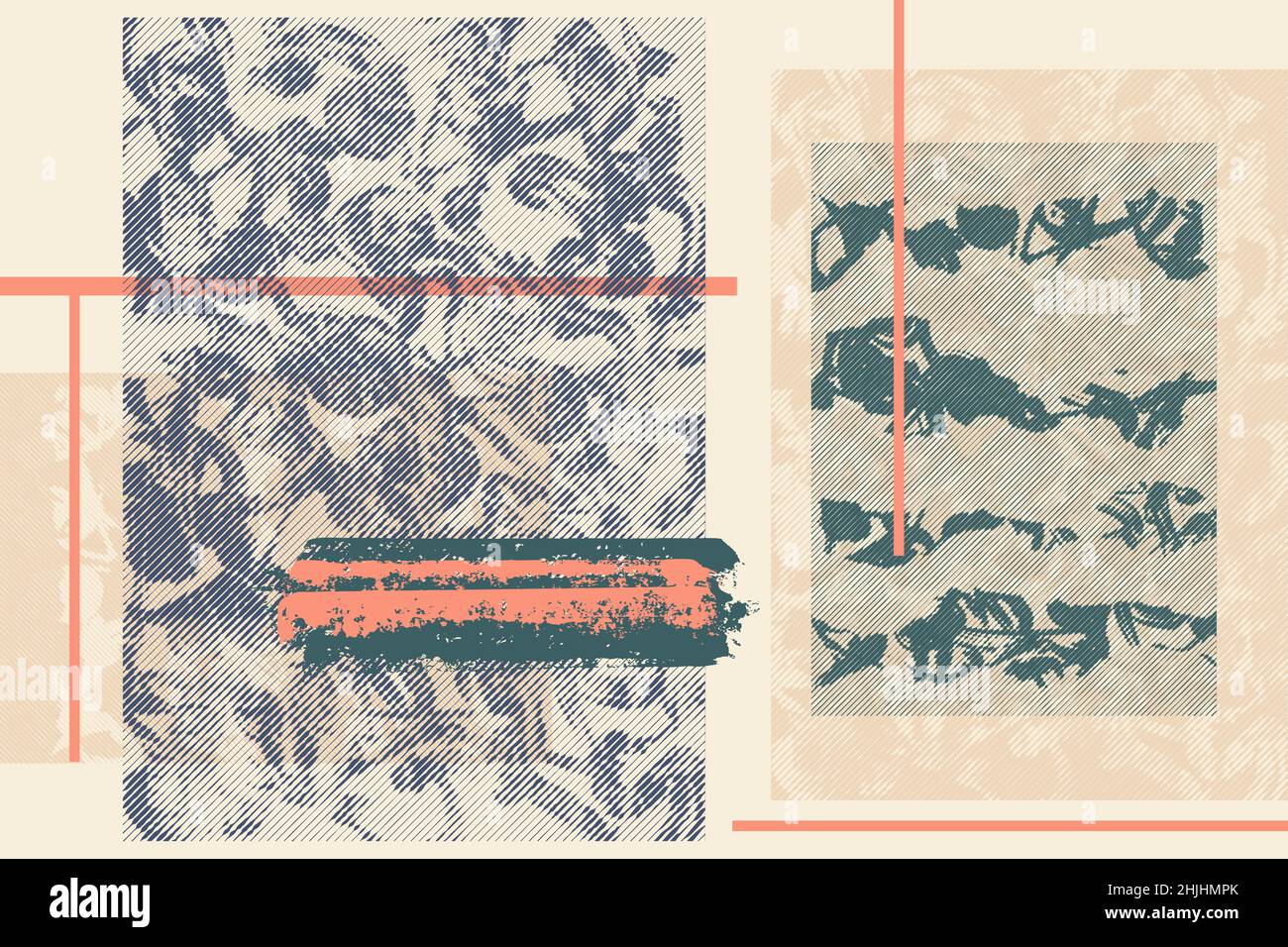 Set of abstract grunge textures. vector illustration Stock Vector Image ...