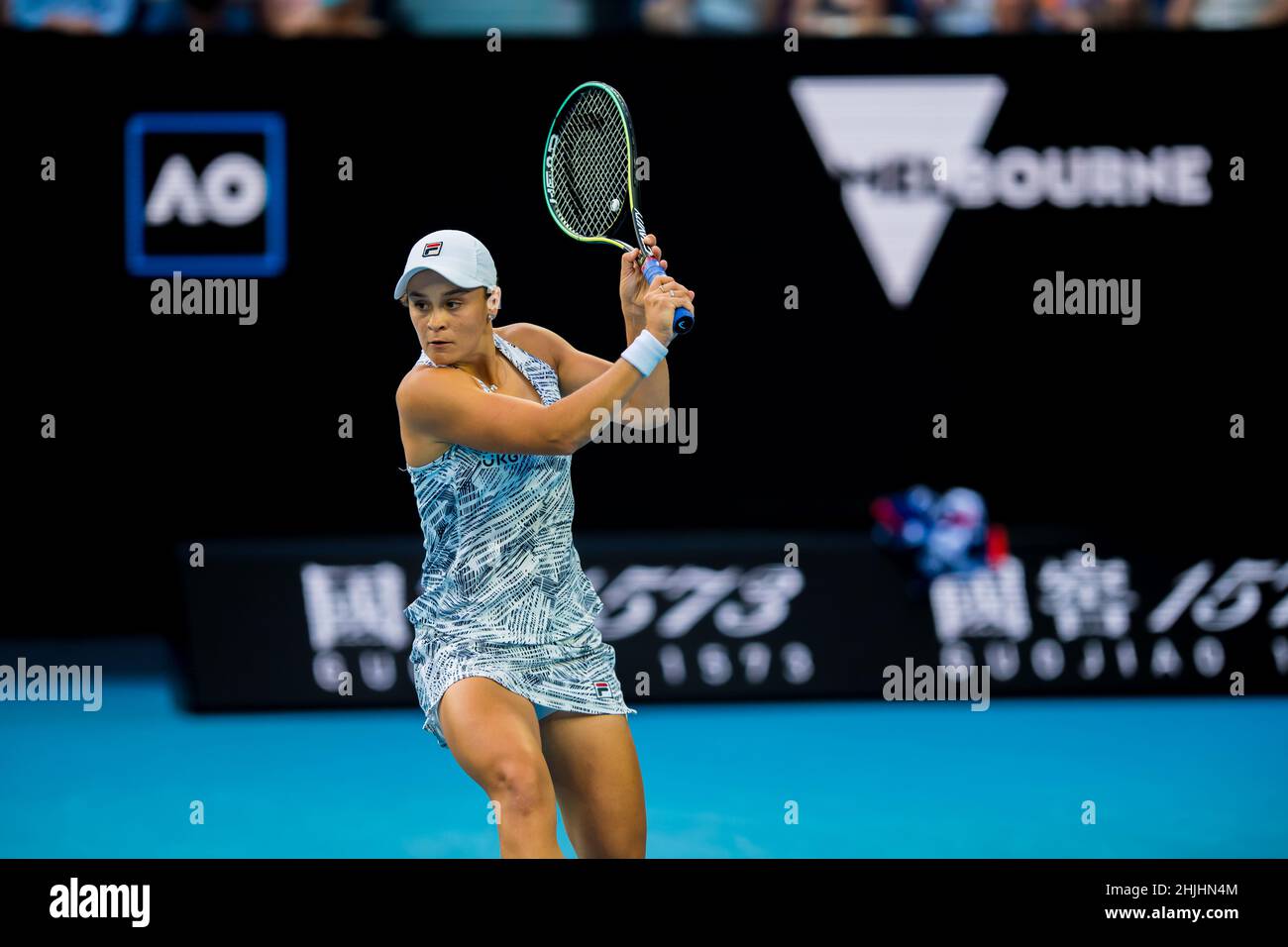 Australian open ash barty 2022 hi-res stock photography and images