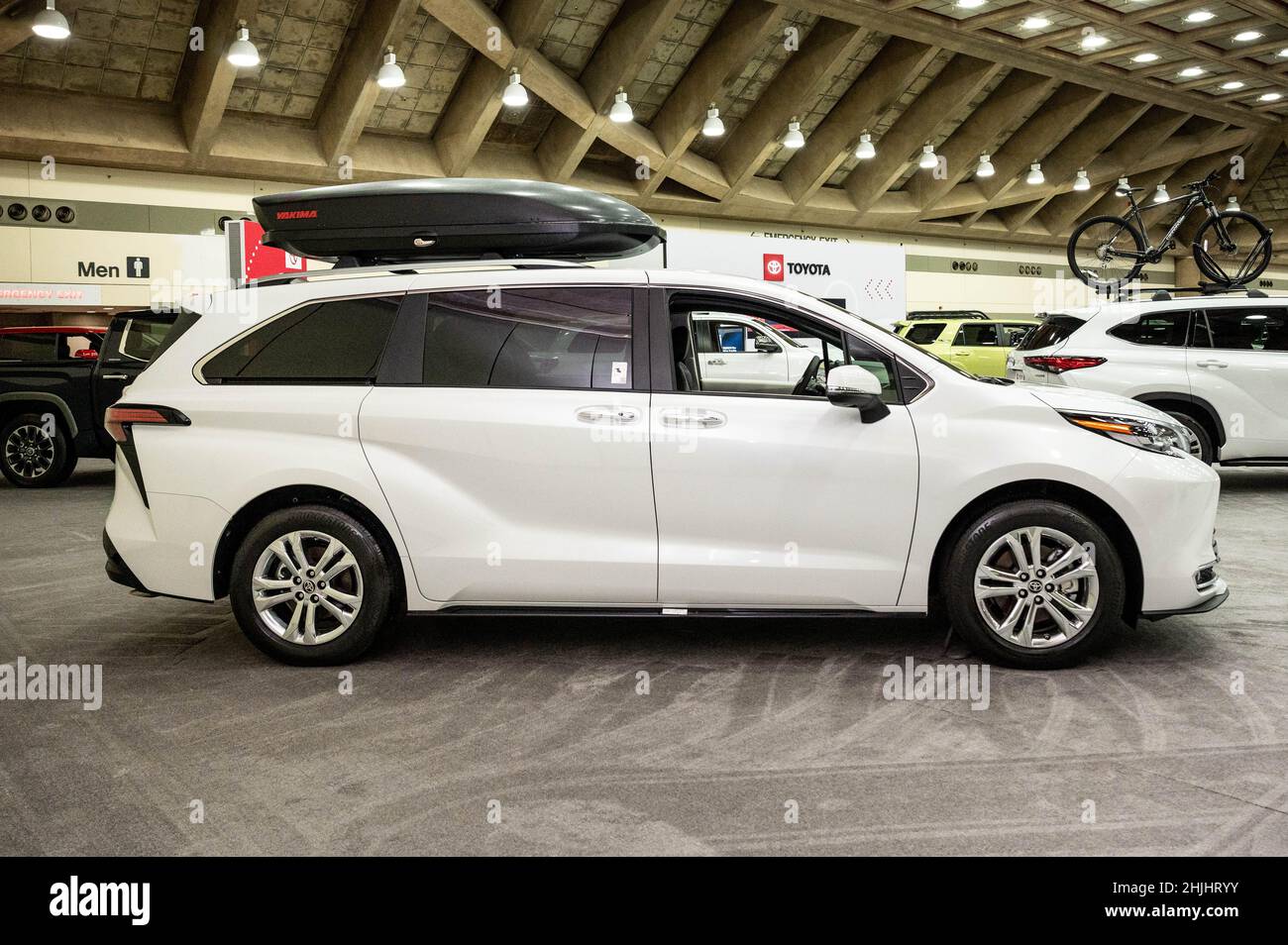 Baltimore, United States. 28th Jan, 2022. A 2022 Toyota Sienna Platinum