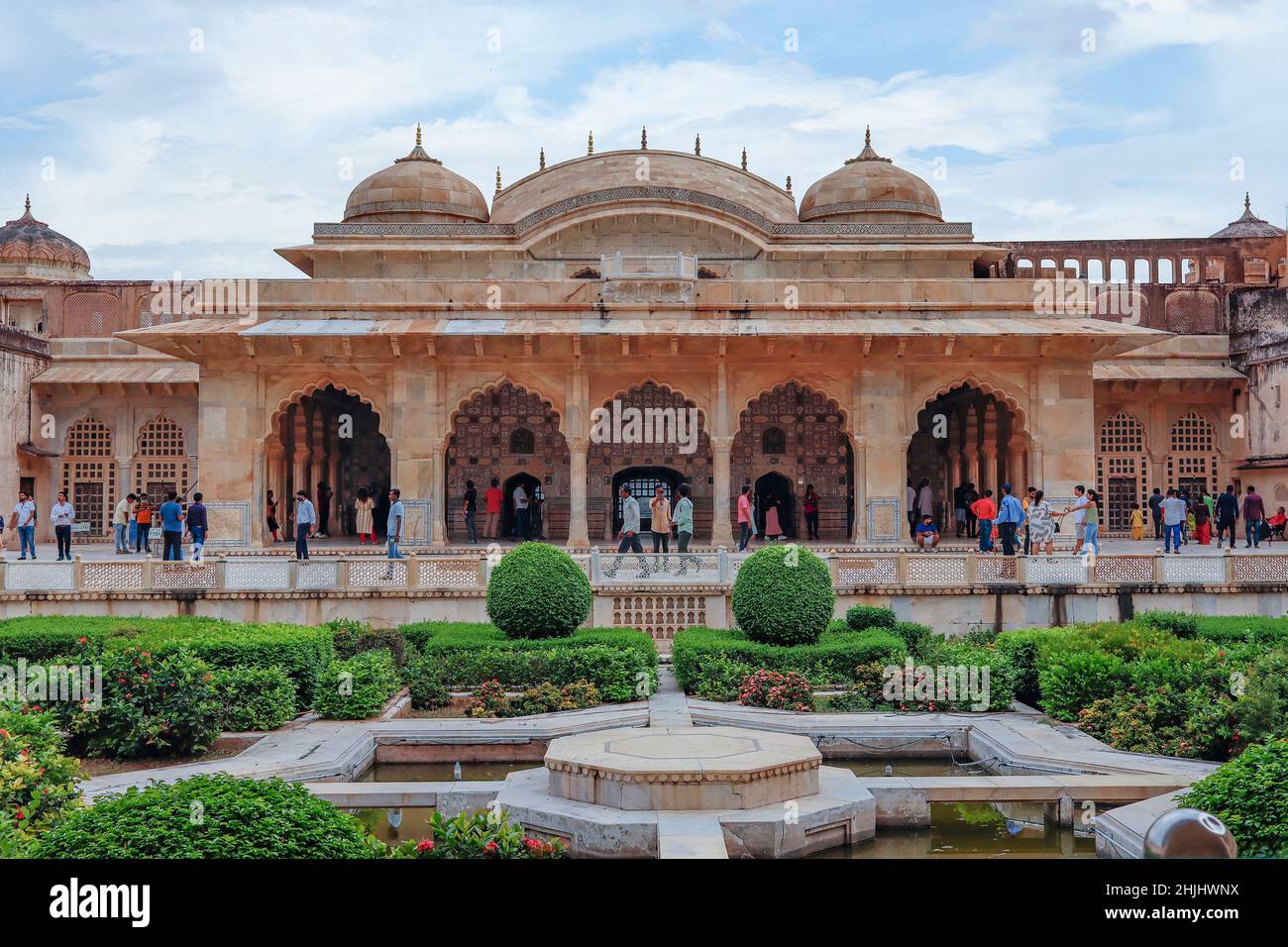 Sheesh mahal amber fort jaipur india hi-res stock photography and ...