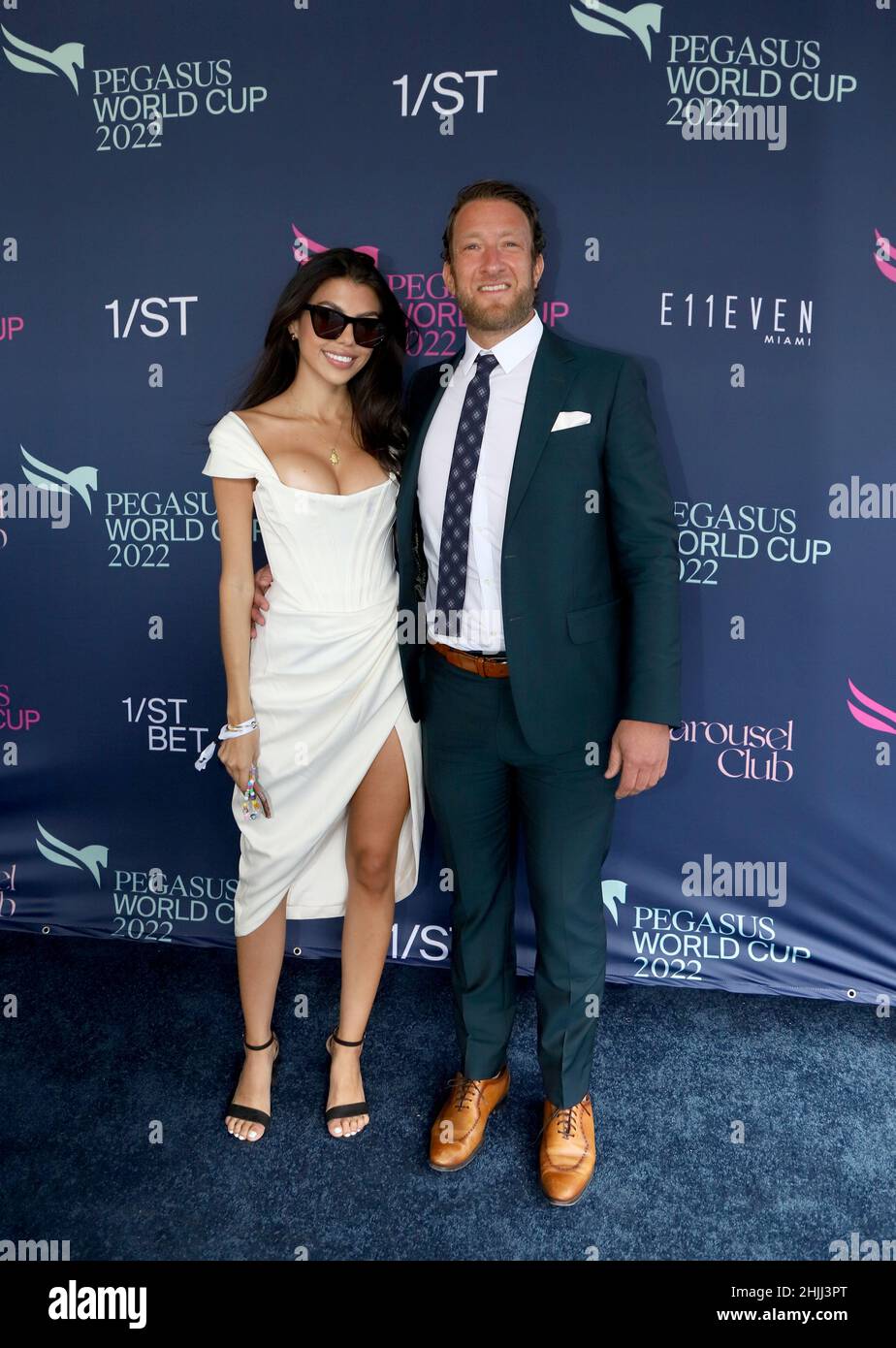 Hallandale, Florida, USA. 29th Jan, 2022. David Portnoy, Silvana Mojica