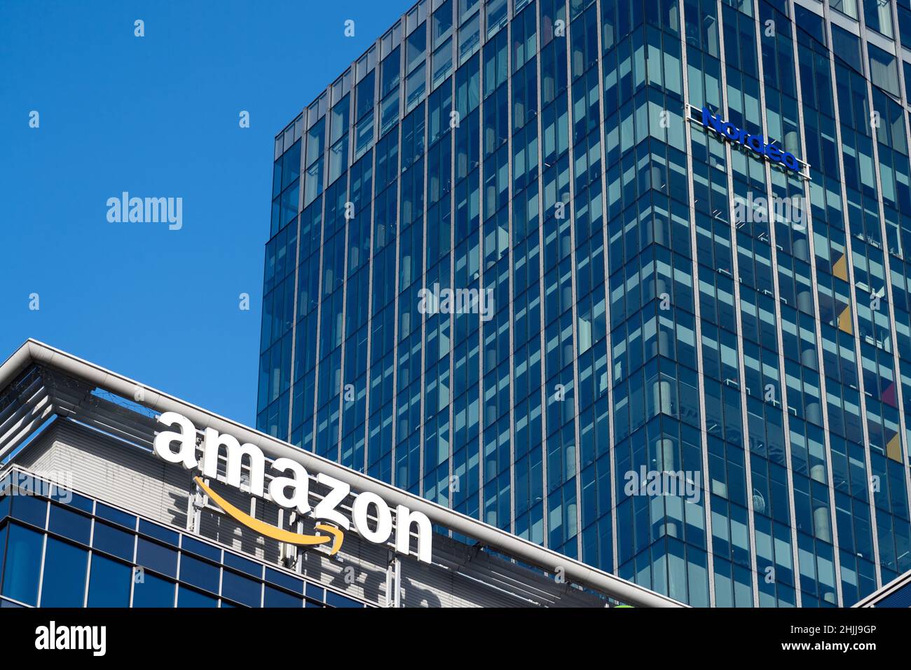 Amazon office building in Gdansk, Poland. November 24th 2021 © Wojciech