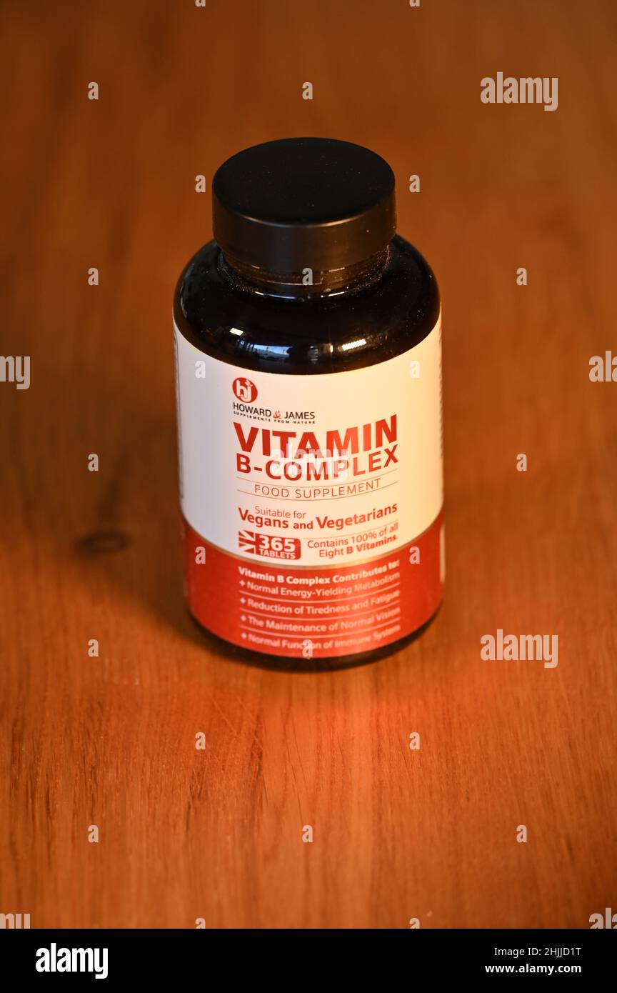 Vitamin B Complex. London. UK. January 2022 Stock Photo Alamy