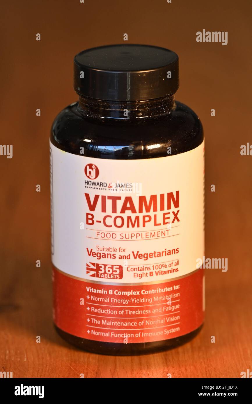Vitamin B Complex. London. UK. January 2022 Stock Photo Alamy