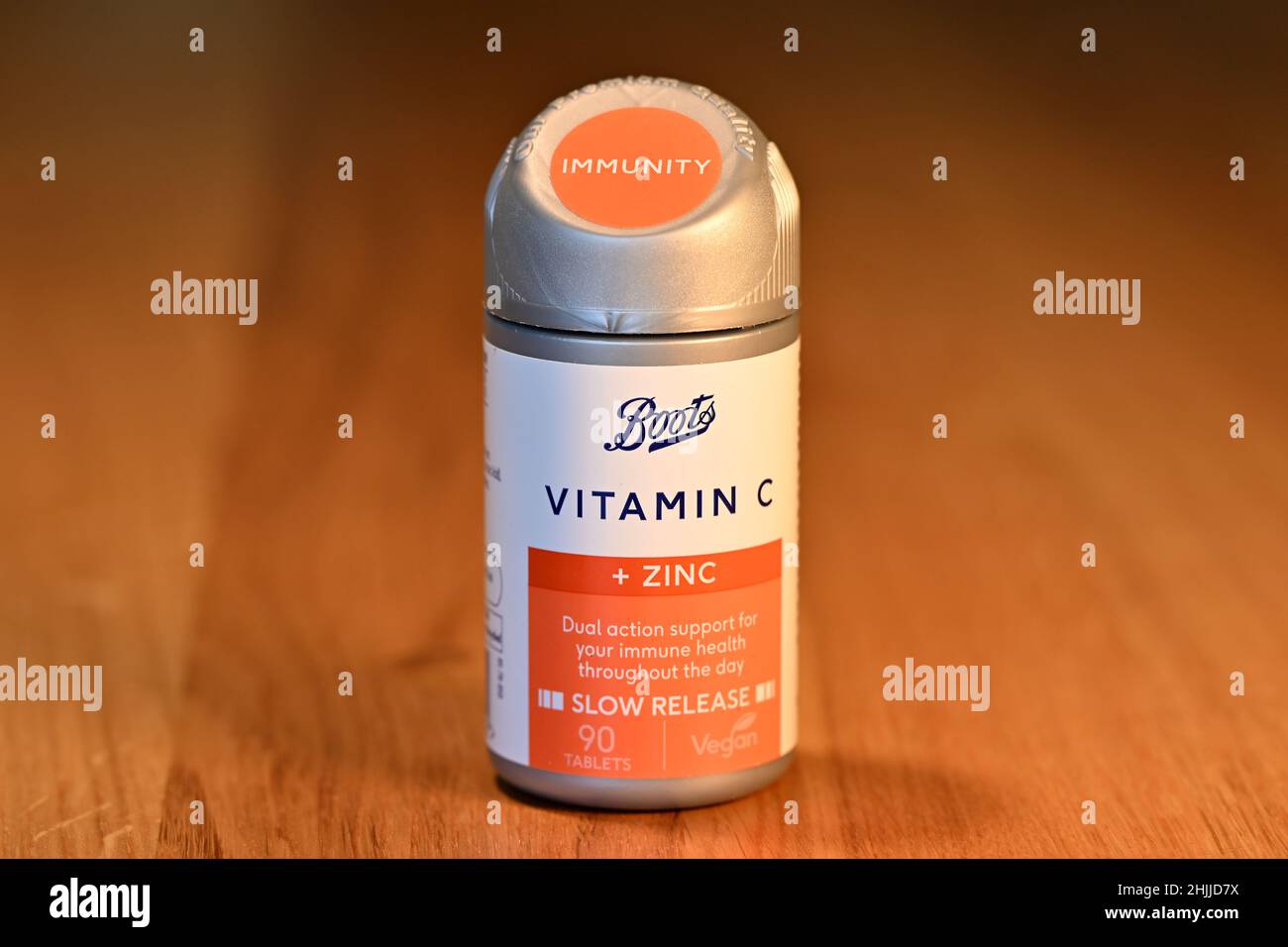 Boots Vitamin C + Zinc. London. UK. January 2022 Stock Photo Alamy