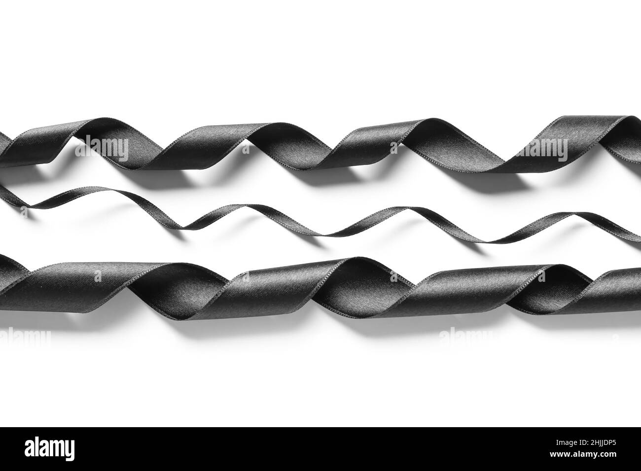 Many ribbons Black and White Stock Photos & Images - Alamy