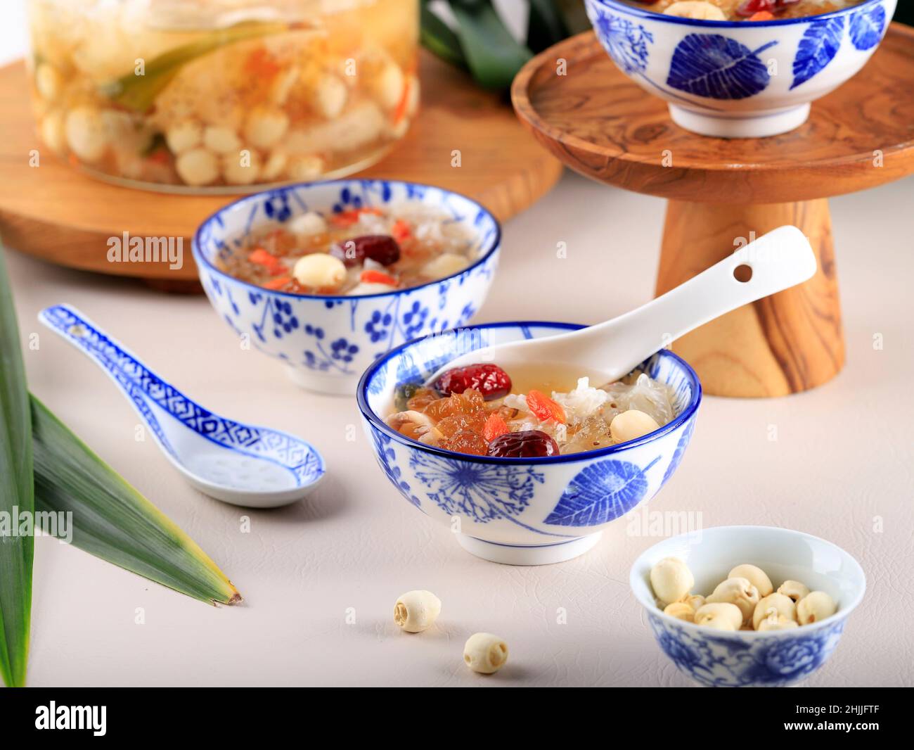 Peach Gum Collagen Dessert is a Chinese Traditional Refreshment