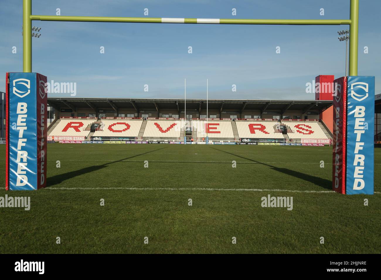 Ground view inside the Sewell Group Craven Park in, on 1/30/2022. (Photo by David Greaves Photos/ Via/News Images/Sipa USA) Credit: Sipa USA/Alamy Live News Stock Photo
