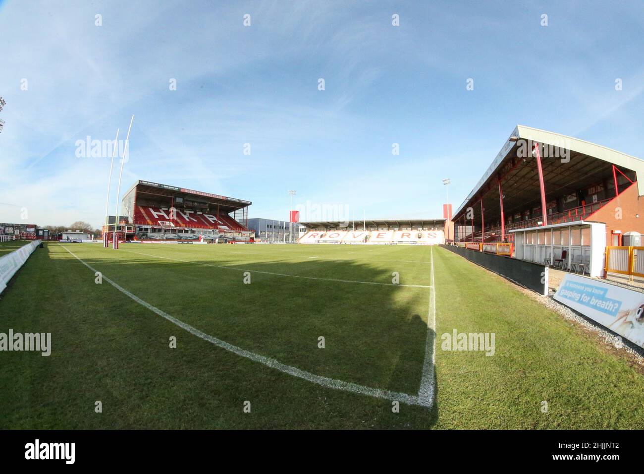 Ground view inside the Sewell Group Craven Park in, on 1/30/2022. (Photo by David Greaves Photos/ Via/News Images/Sipa USA) Credit: Sipa USA/Alamy Live News Stock Photo