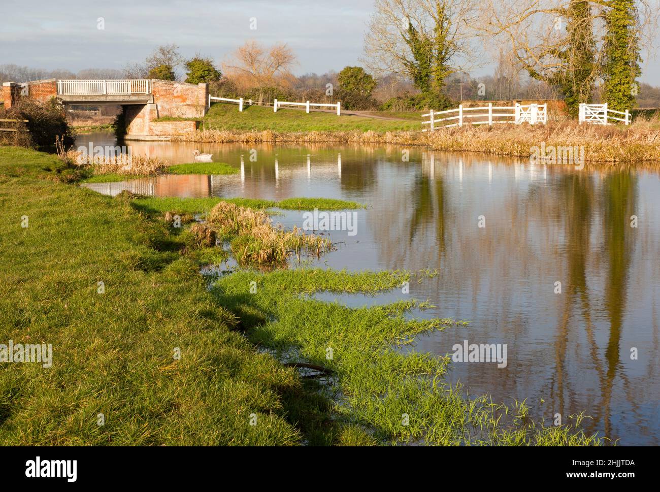 River Bure, Oxnead Bridge, Oxnead, Norfolk England UK Stock Photo - Alamy