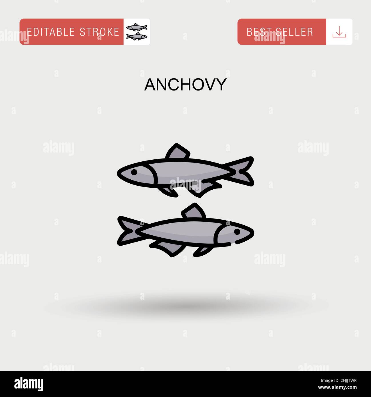 Anchovy fish Stock Vector Images Alamy