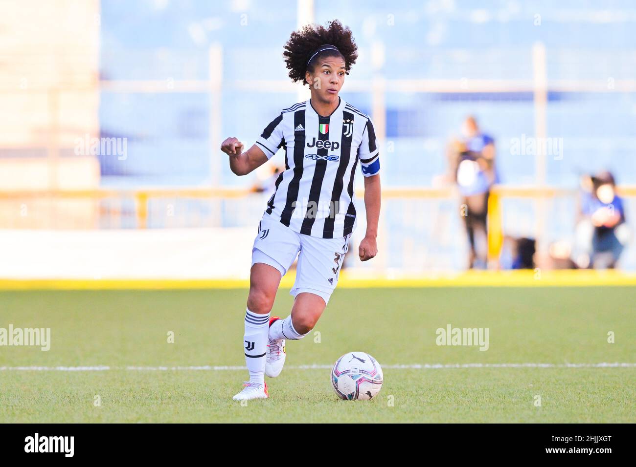 Lecco, Italy. 30th Jan, 2021. Rigamonti Ceppi Stadium, Lecco, Sara Gama (#3 Juventus) during the Women Coppa Italia match between FC Internazionale and Juventus FC at Rigamonti Ceppi Stadium in Lecco, Italy Cristiano Mazzi/SPP Credit: SPP Sport Press Photo. /Alamy Live News Stock Photo