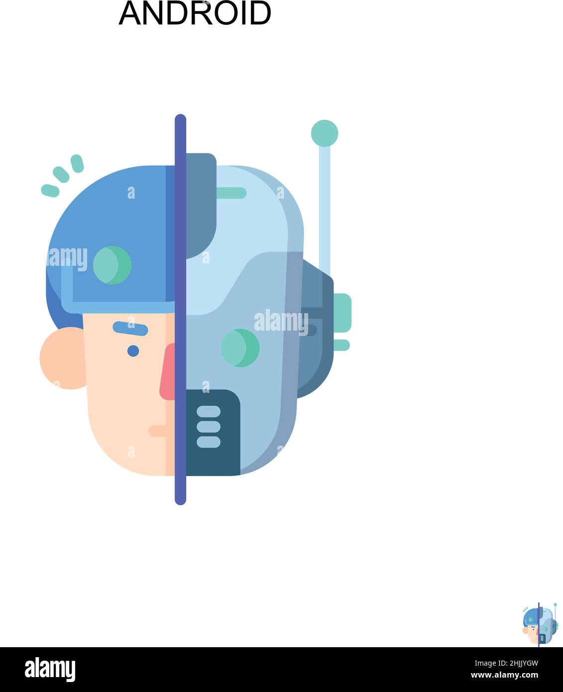 Android icon Stock Vector Images - Alamy