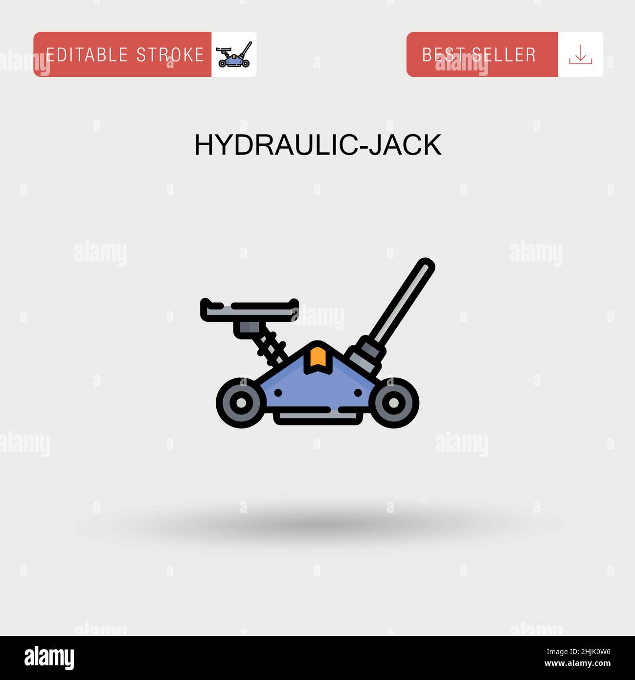 Hydraulic jack lift immagini e fotografie stock ad alta risoluzione - Alamy