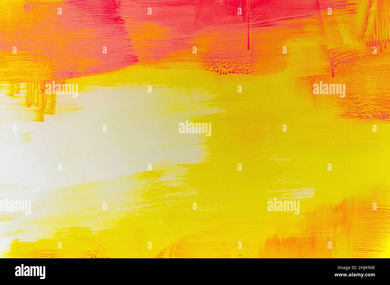 Abstract light red orange and yellow patterned wallpaper Stock Photo