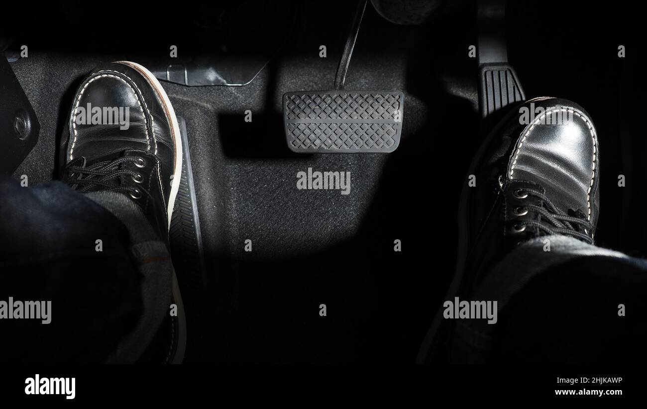 Brake and Accelerator Pedal Stock Image - Image of driver, clutch: 63275593