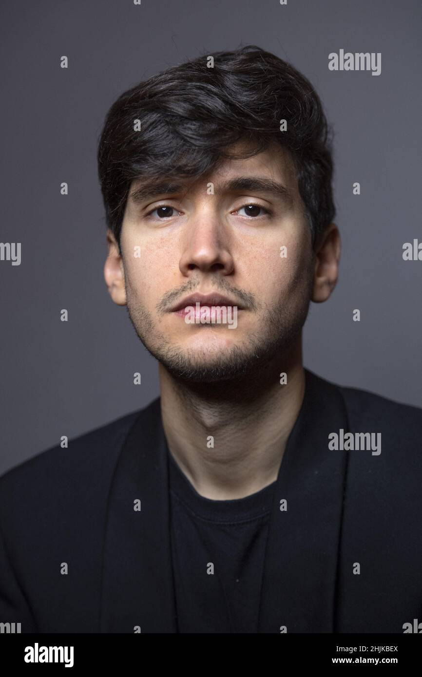 Ludovic Boukherma attending a portrait session as part of the 29th
