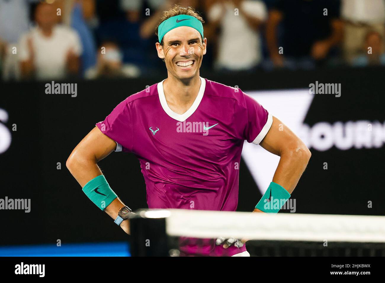 Melbourne, Australia, 30th Jan, 2022. Tennis player Rafael Nadal from