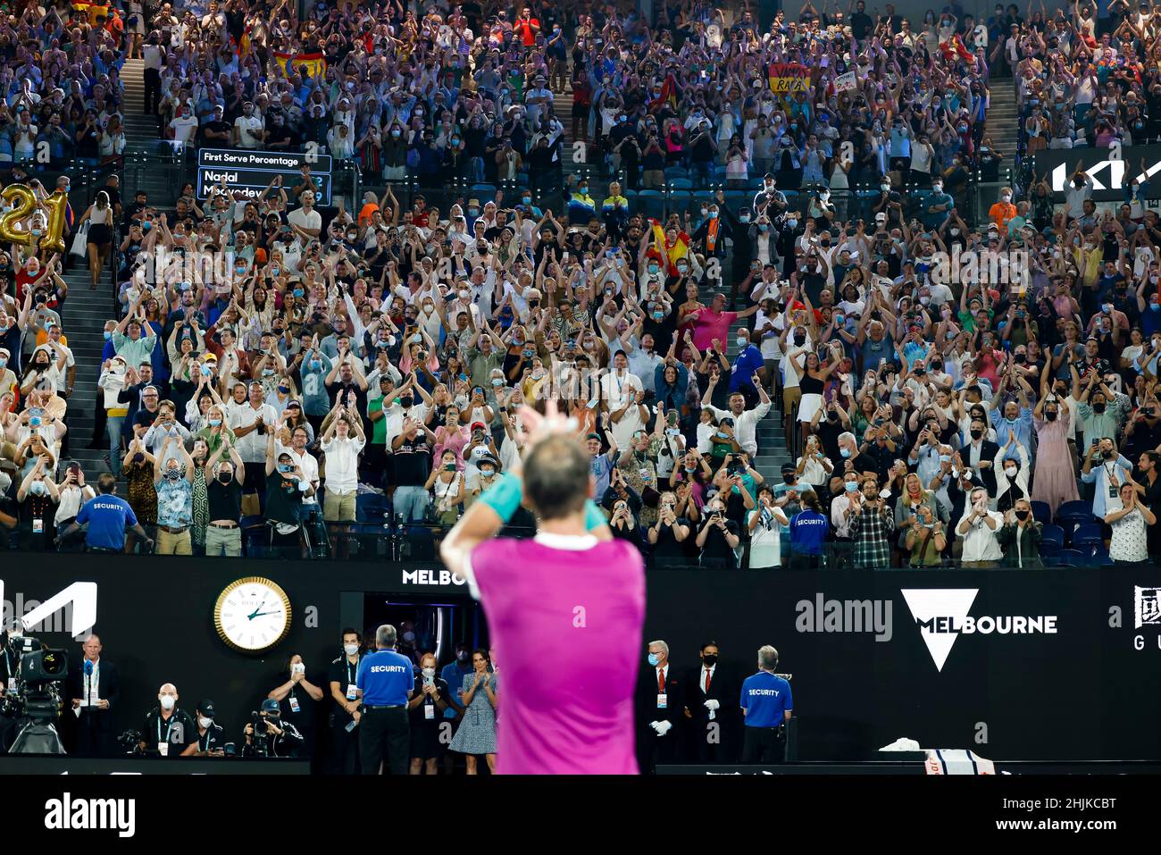 Melbourne, Australia, 30th Jan, 2022. Tennis player Rafael Nadal from