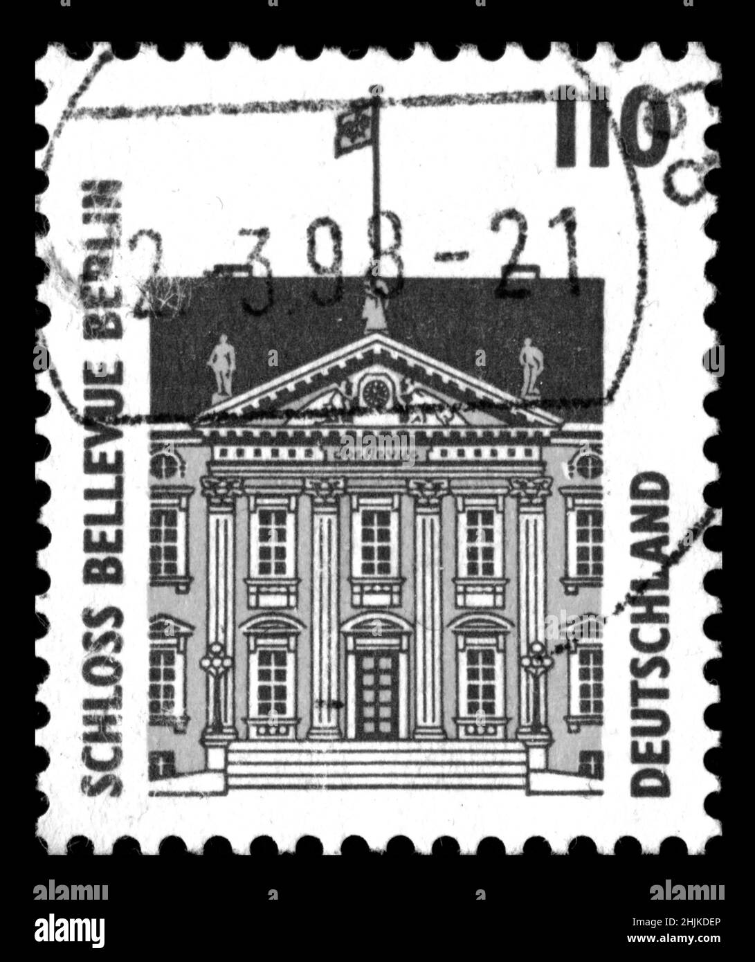 Stamp print in Germany Stock Photo Alamy
