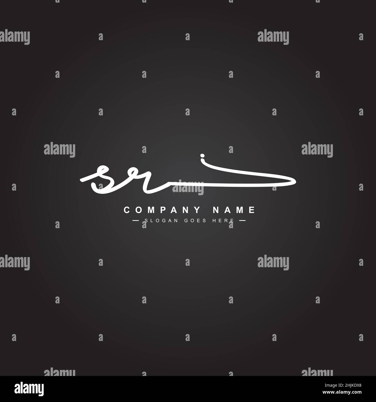 Letter sr logo Black and White Stock Photos & Images - Alamy
