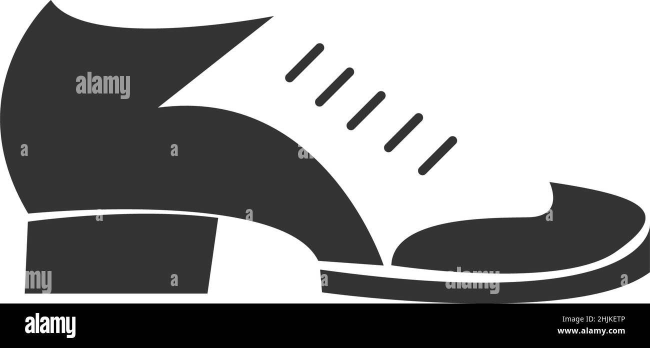 Men's shoes logo icon design illustration template Stock Vector Image