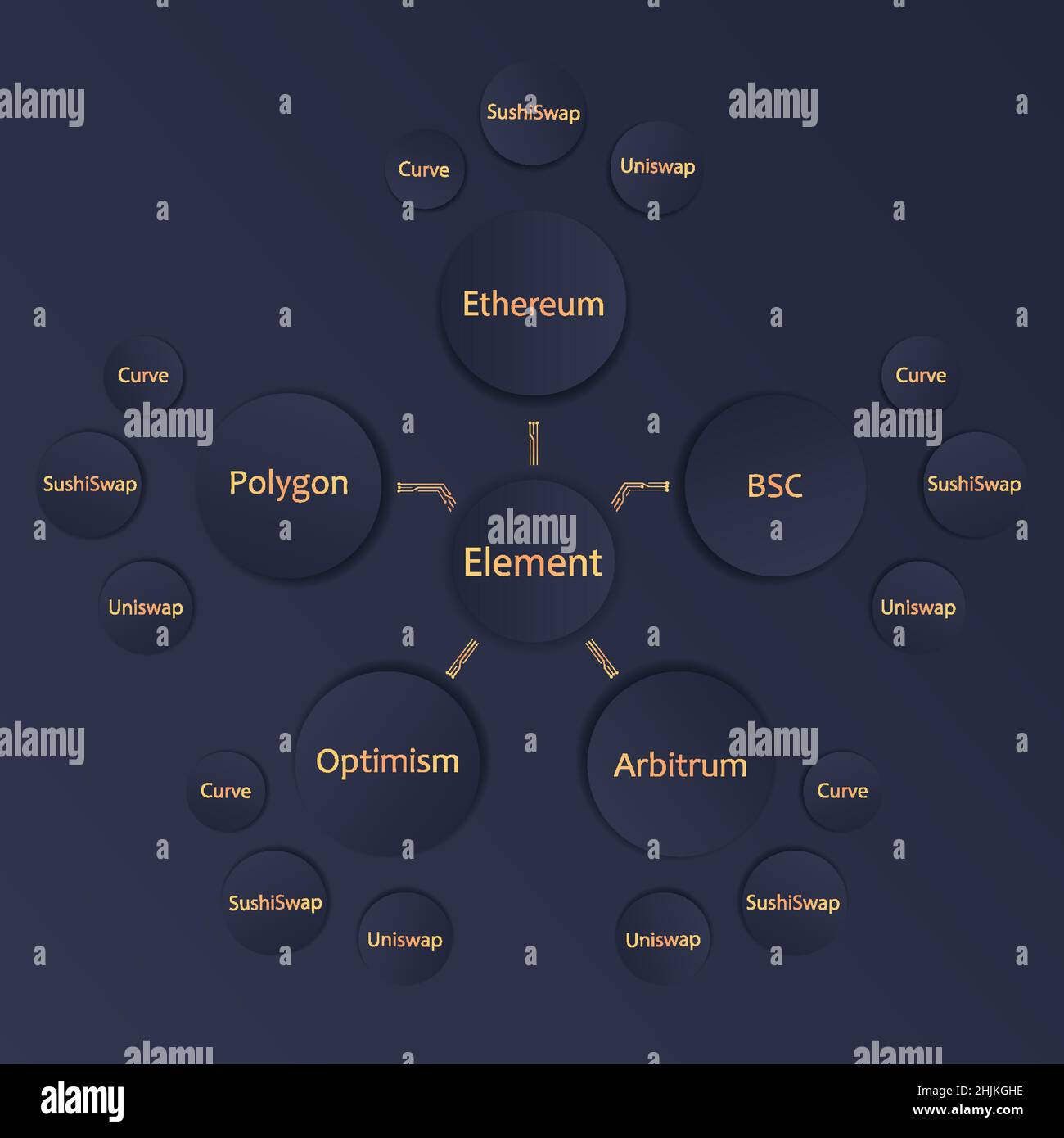 Vector multi purpose Infographic template set with modern colors on a dark background, Timeline infographic for workflow layout, diagram, annual repor Stock Vector