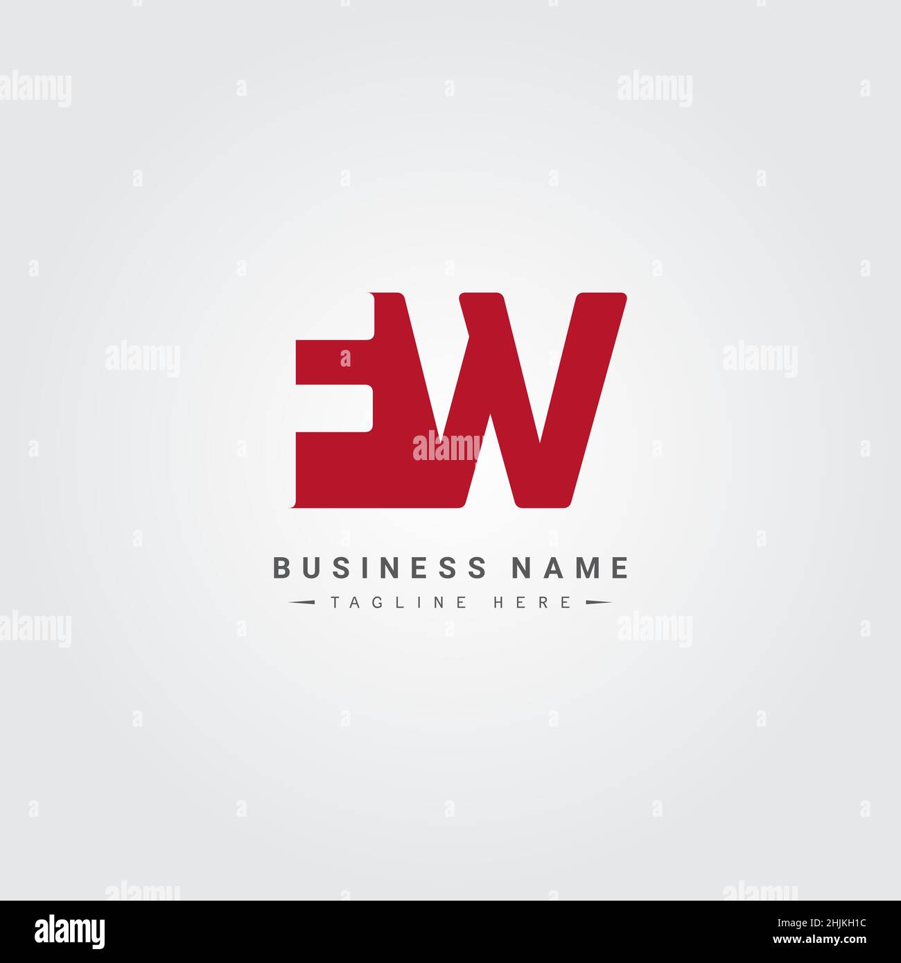 Minimal Business logo for Alphabet FW - Initial Letter F and W Logo ...