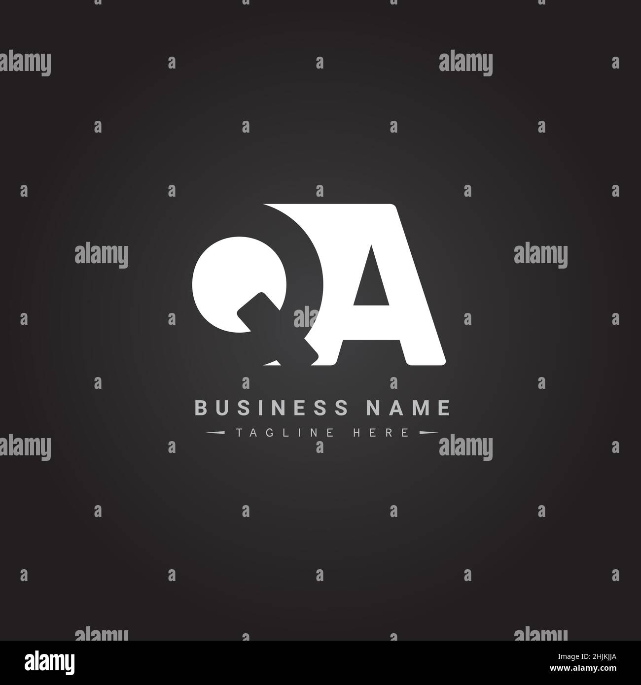Initial Letter Qa Logo Simple Business Logo For Alphabet Q And A Monogram Vector Logo Template For Business Name Initials Stock Vector Image Art Alamy
