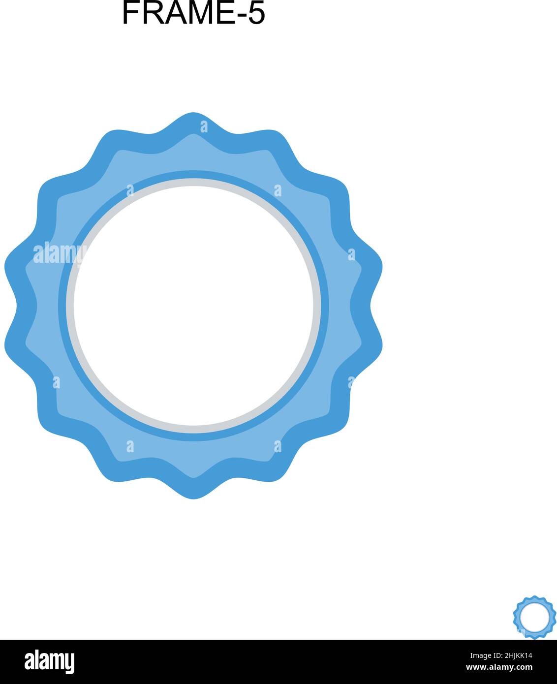 Frame-5 Simple vector icon. Illustration symbol design template for web ...