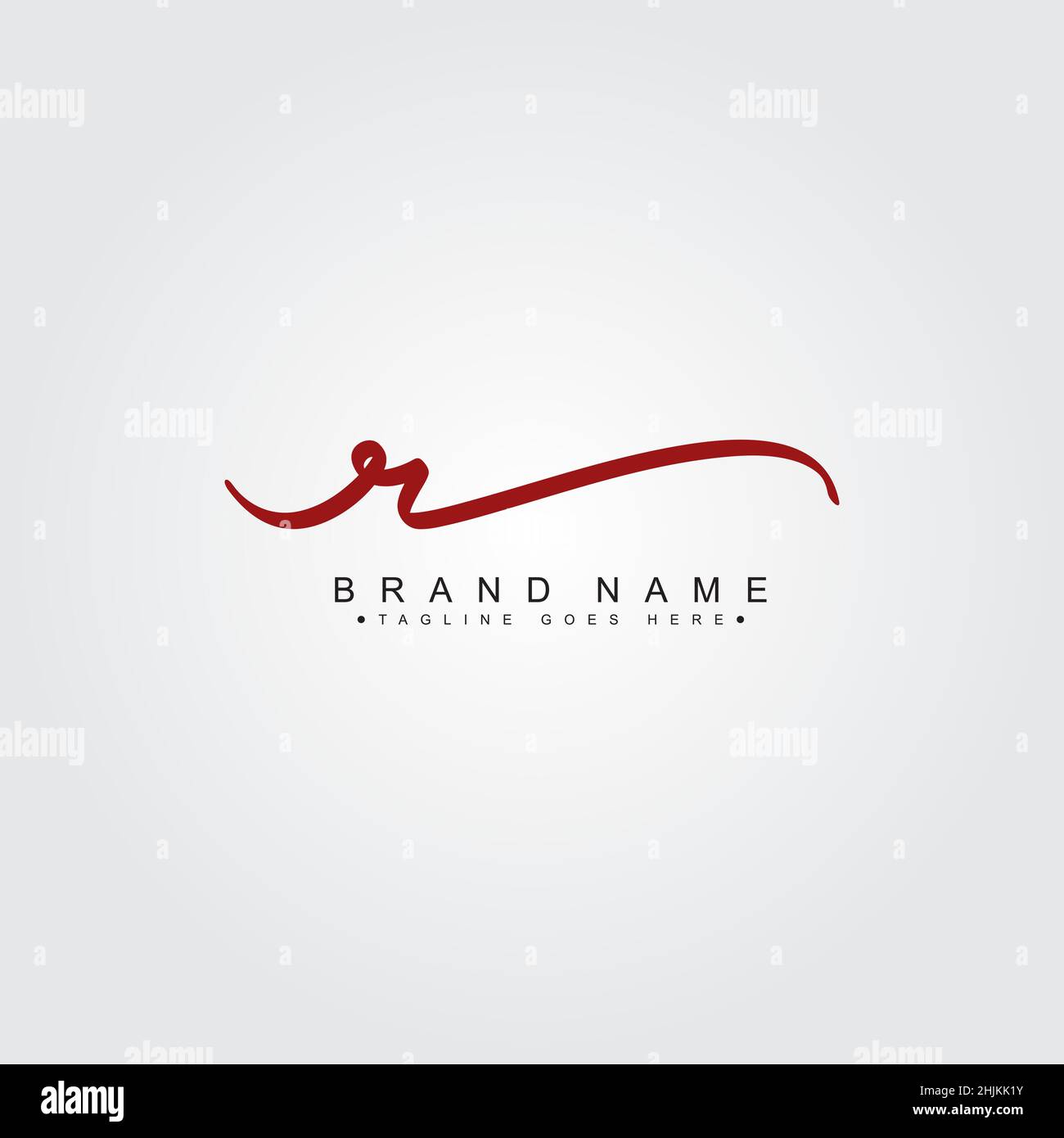 R handwriting logo hi-res stock photography and images - Alamy