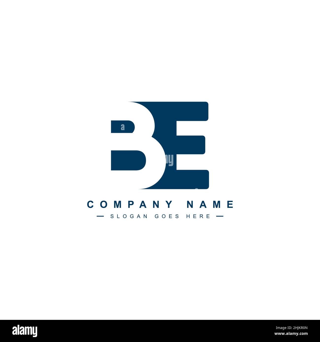 Initial Letter Be Logo Simple Business Logo For Alphabet B And E Monogram Vector Logo Template For Business Name Initials Stock Vector Image Art Alamy
