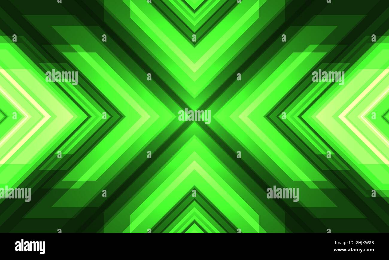 Modern green futuristic gaming abstract vector background with arrows and  angles. Bright glowing green background with digital arrows. Abstract green  Stock Vector Image & Art - Alamy