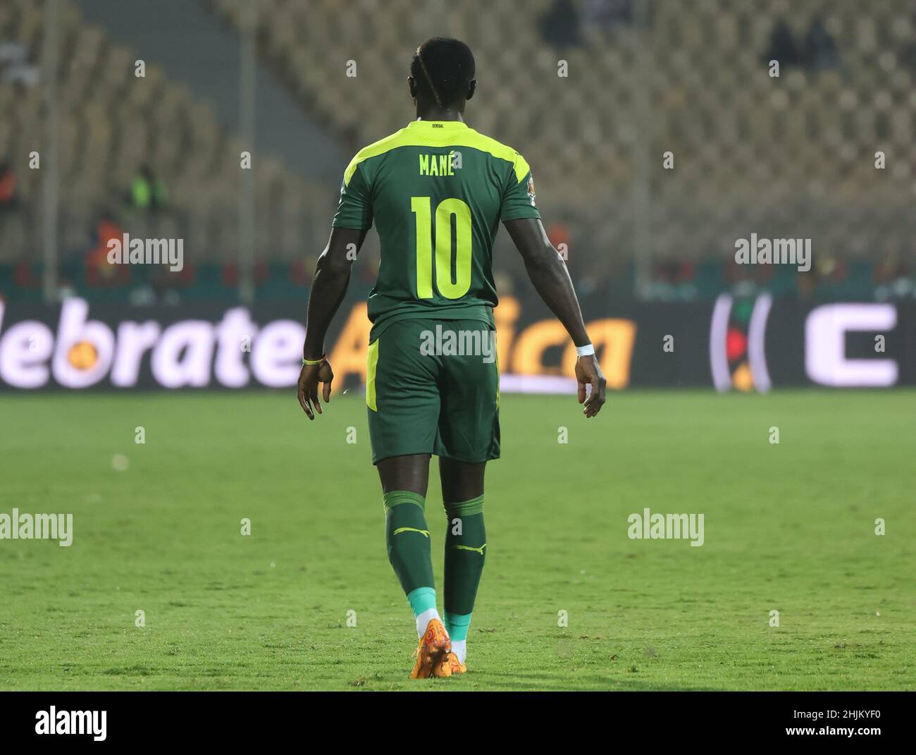 Cameroon, Yaounde, January 30 2022 - Sadio Mane of Senegal during the Africa Cup of Nations - Play Offs - Quarter-finals match between Senegal and Equatorial Guinea at Stade Ahmadou Ahidjo, Yaounde, Cameroon, 30/01/2022. Photo SF Credit: Sebo47/Alamy Live News Stock Photo