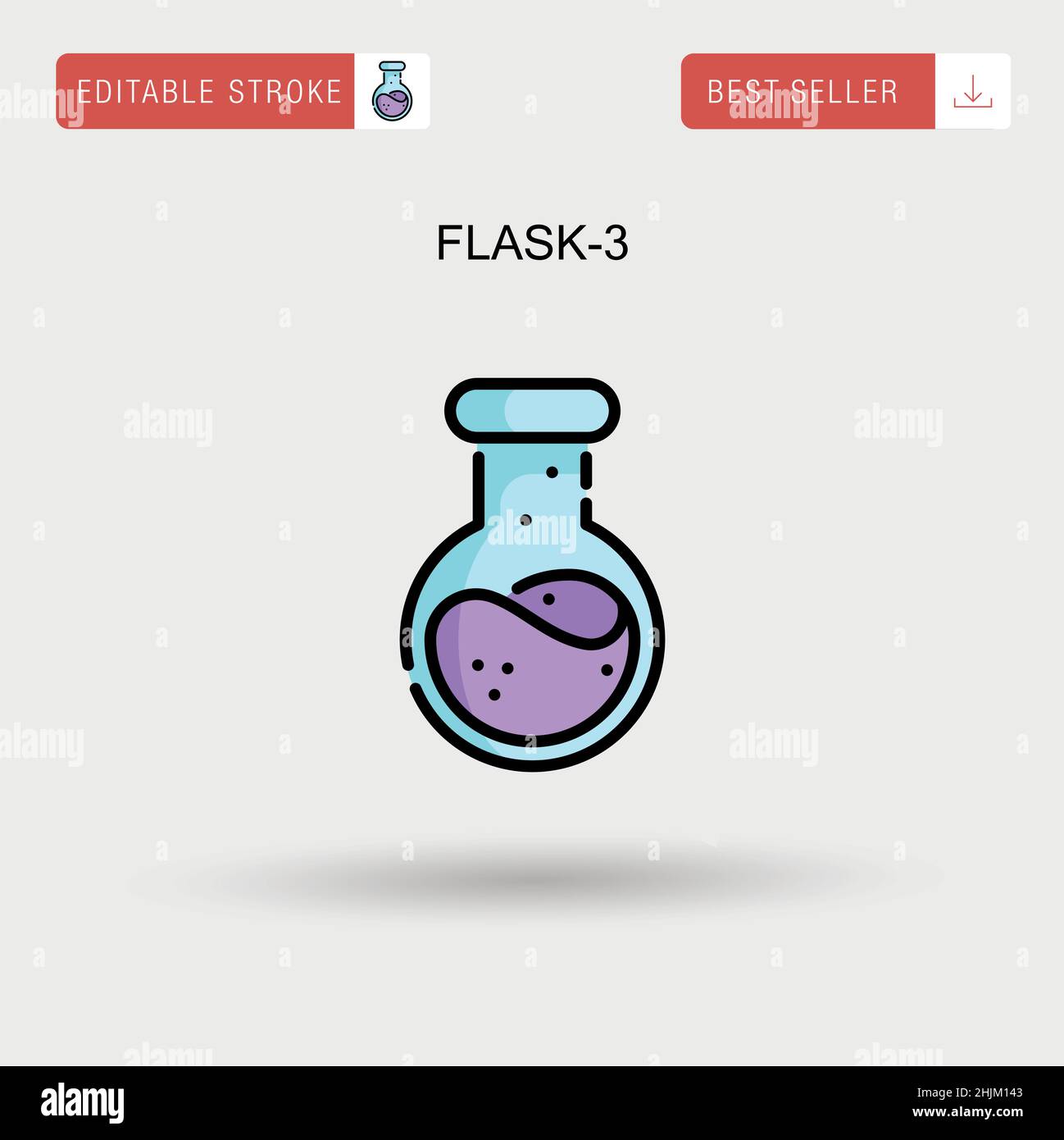 Flask Stock Vector Images - Alamy
