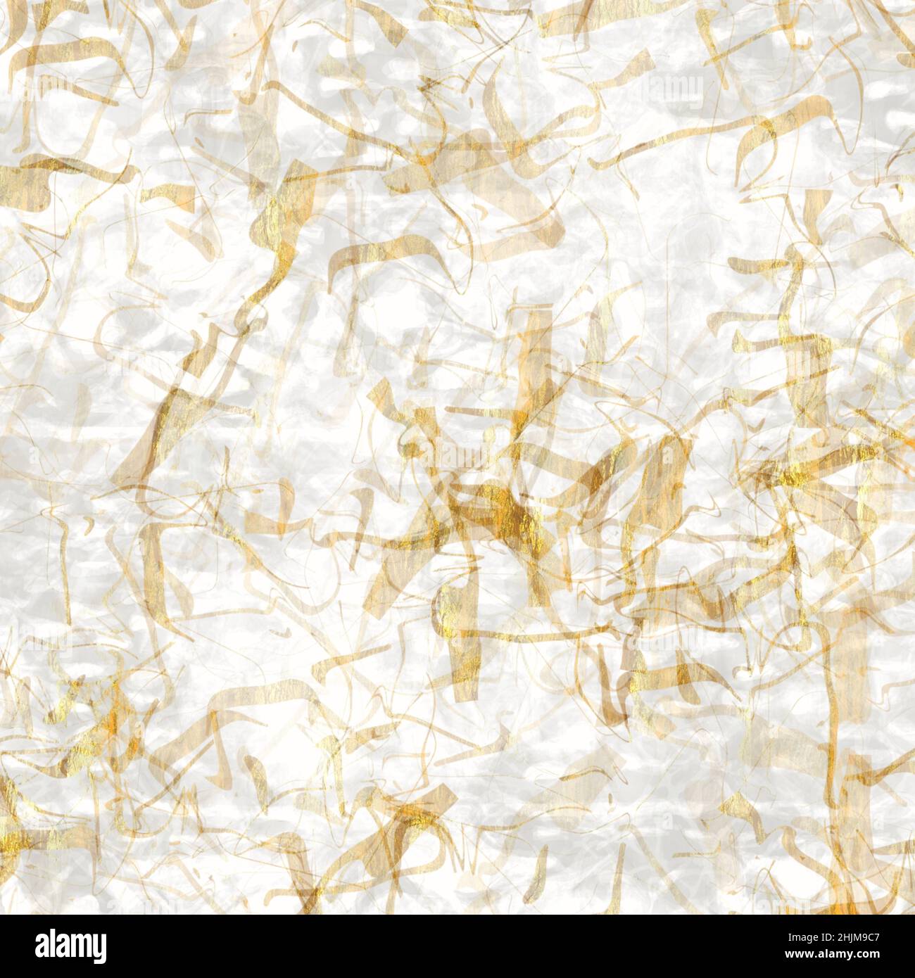 Handmade white gold metallic rice sprinkles paper texture. Seamless ...