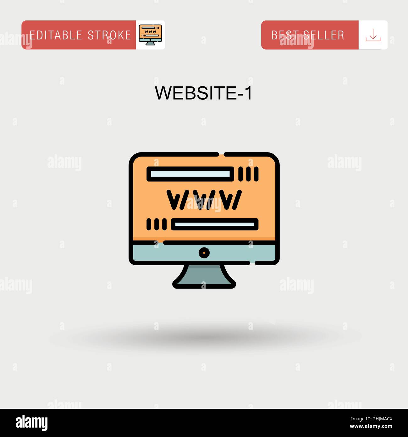 Website navigation element Stock Vector Images - Alamy