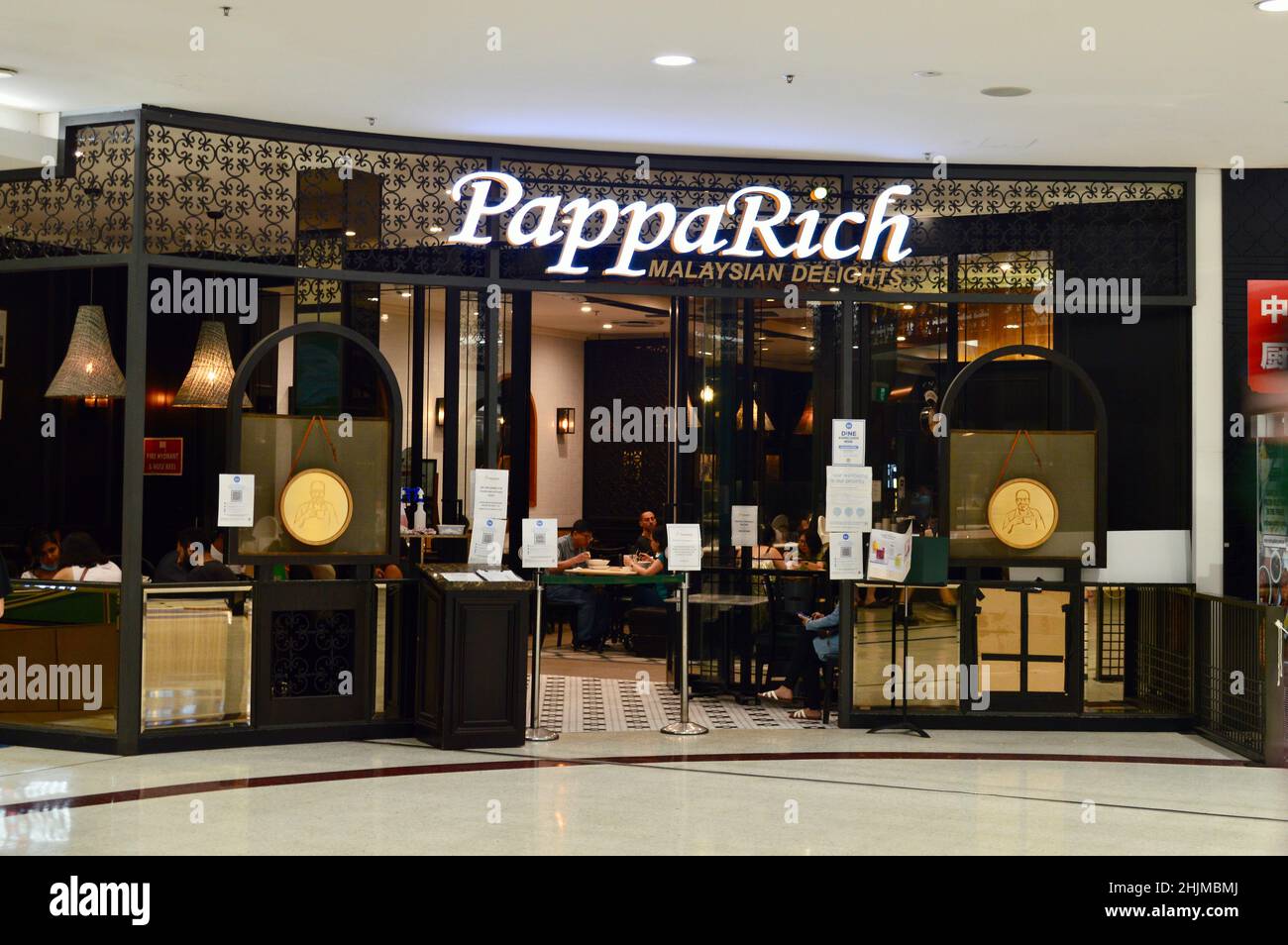 Malaysian restaurant at the Macquarie Centre in North Ryde, Sydney, Australia Stock Photo Alamy