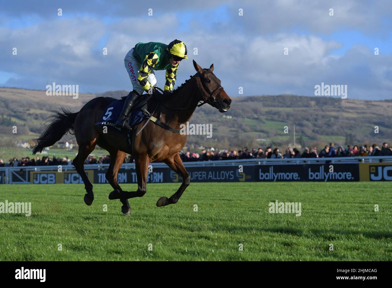 Racing at Cheltenham Racecourse, Prestbury Park on Festival Trials Day