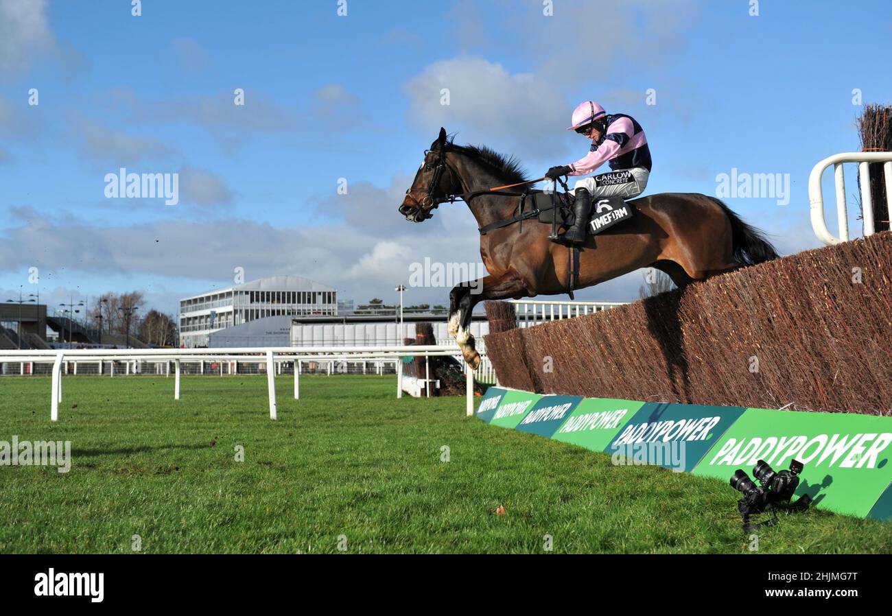Racing at Cheltenham Racecourse, Prestbury Park on Festival Trials Day