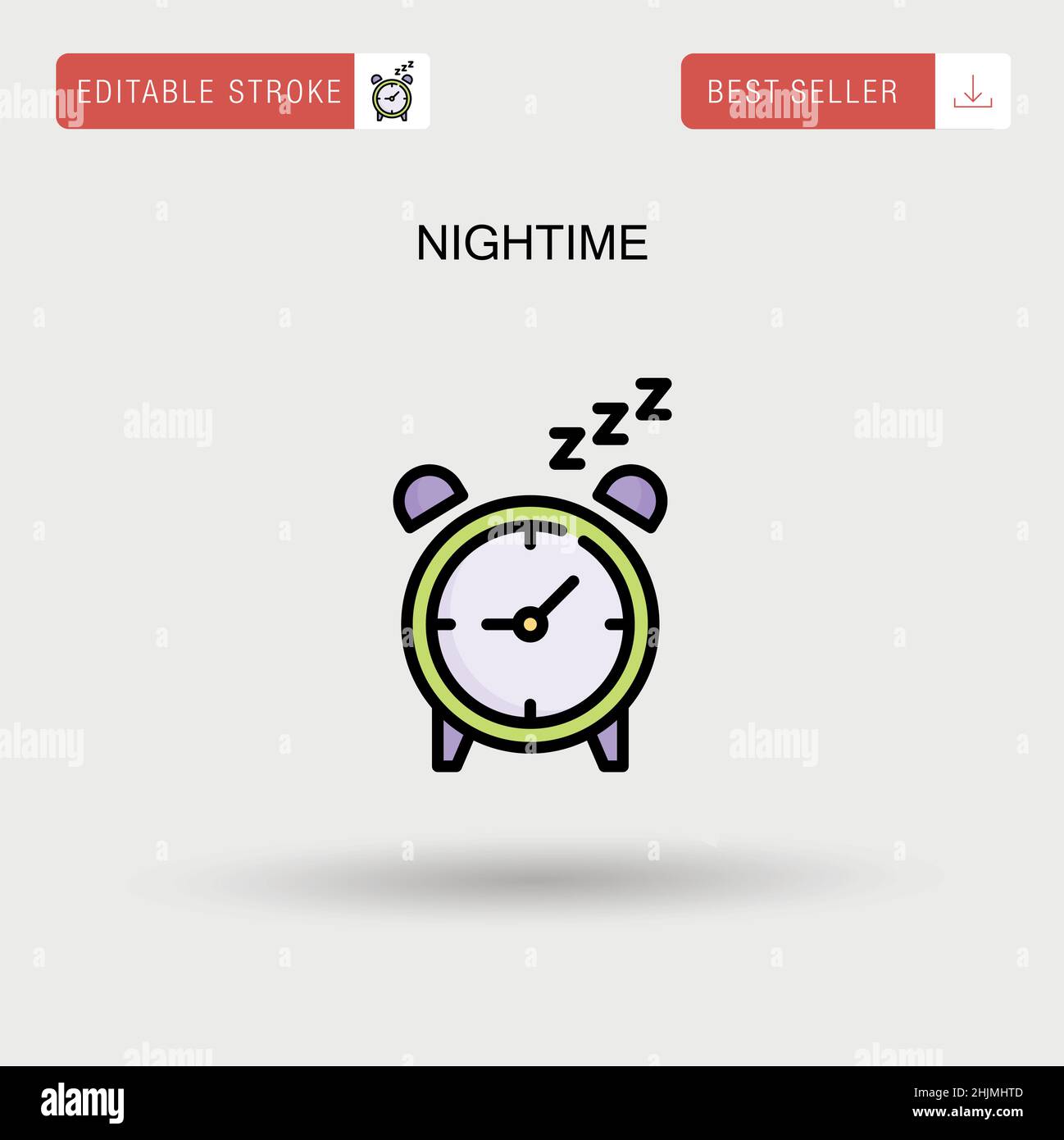 Nightime view Stock Vector Images - Alamy
