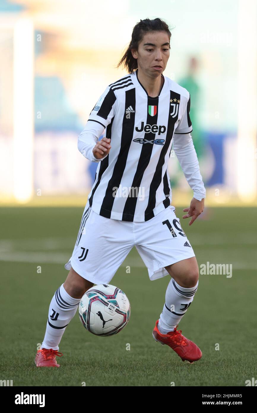 Lecco, Italy, 30th January 2022. Annahita Zamanian of Juventus during the Coppa Italia Femminile match at Stadio Mario Rigamonti, Lecco. Picture credit should read: Jonathan Moscrop / Sportimage Stock Photo